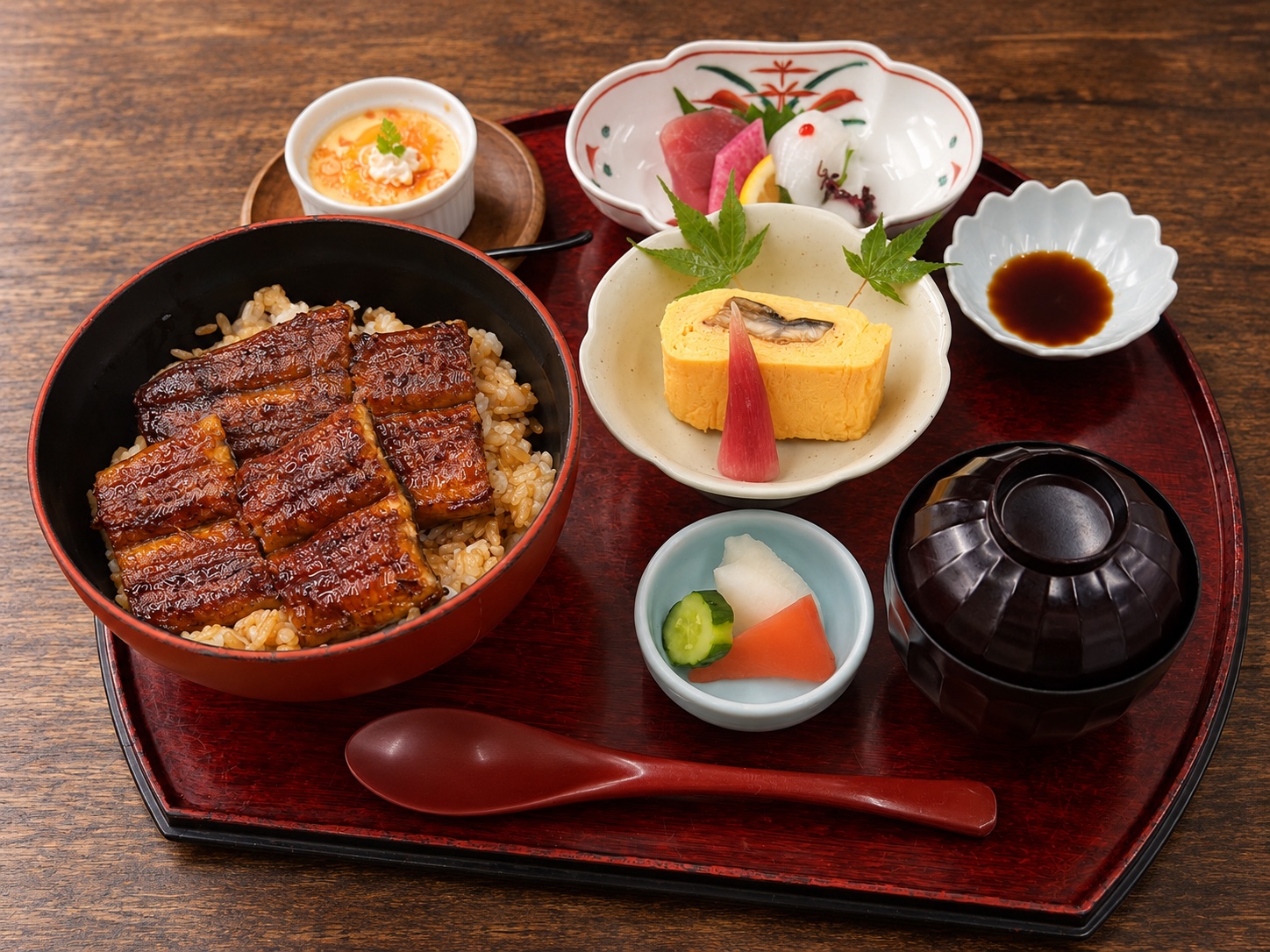 うなぎ丼膳