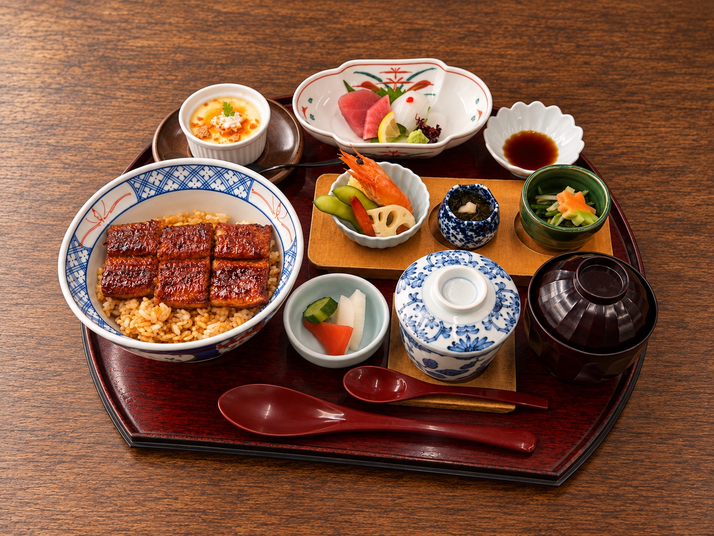 彩りうなぎ膳